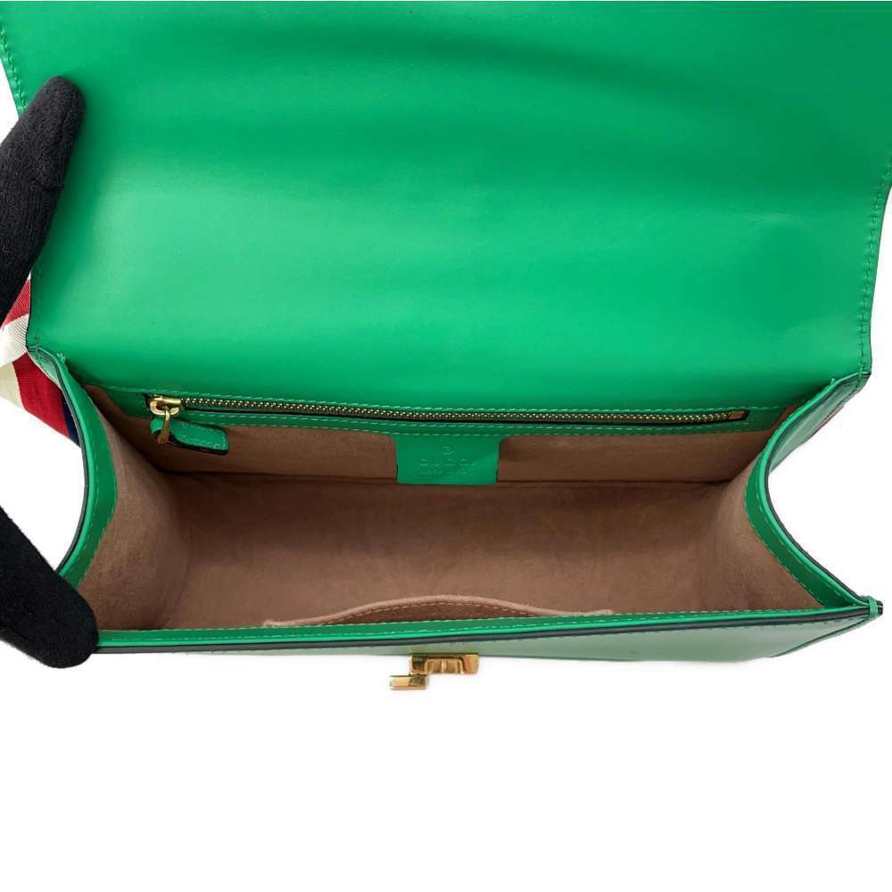 Gucci Sylvie Shoulder Bag Handbag Chain Motif White - Picture 6 of 12